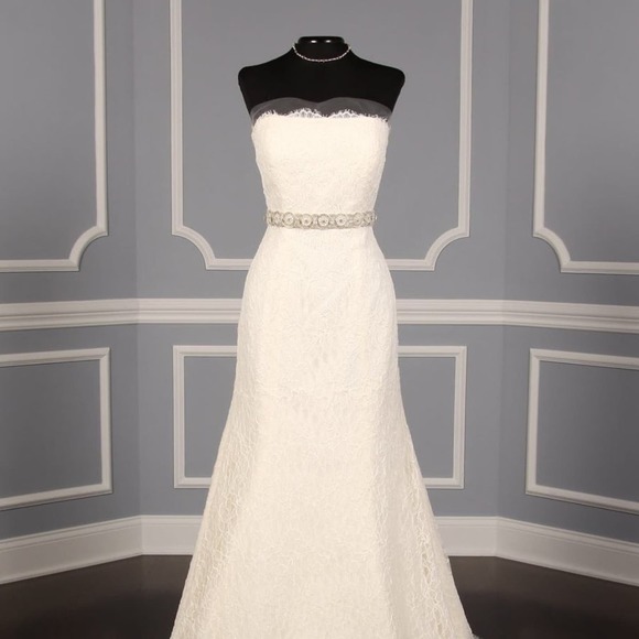 Austin Scarlett B101 Ivory Embellished Formal Bridal Sash Belt
